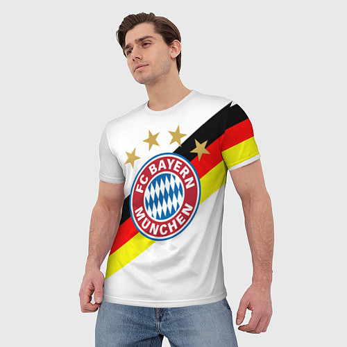 Мужская футболка FC Bayern: Germany / 3D-принт – фото 3
