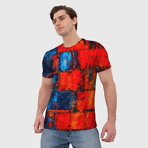 Мужская футболка Assembly color / 3D-принт – фото 3
