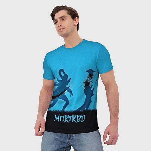 Мужская футболка Mortred Rage / 3D-принт – фото 3