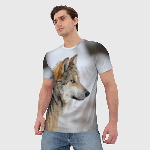 Мужская футболка Хозяин леса / 3D-принт – фото 3