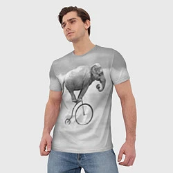 Футболка мужская Hipster Bike, цвет: 3D-принт — фото 2