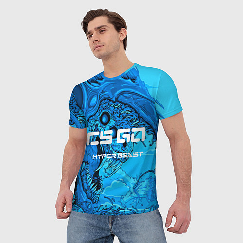 Мужская футболка CS:GO Cold Hyper Beast / 3D-принт – фото 3