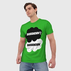 Футболка мужская Green Day Clouds, цвет: 3D-принт — фото 2