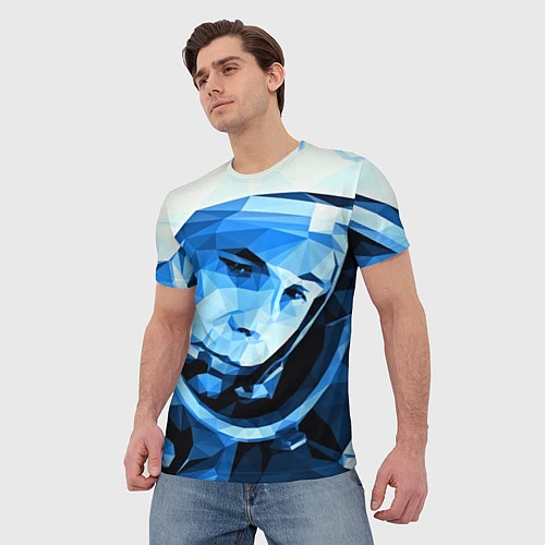 Мужская футболка Gagarin Art / 3D-принт – фото 3