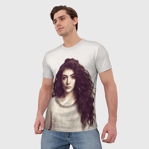 Мужская футболка Lorde Young / 3D-принт – фото 3