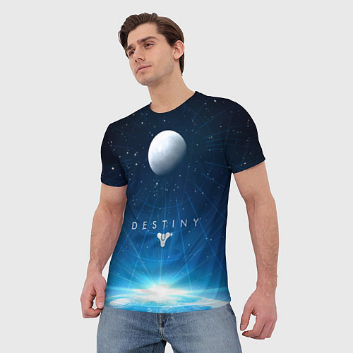 Мужская футболка Destiny Space / 3D-принт – фото 3