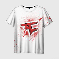 Футболка мужская FaZe Clan: White collection, цвет: 3D-принт