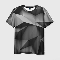 Футболка мужская Gray abstraction, цвет: 3D-принт