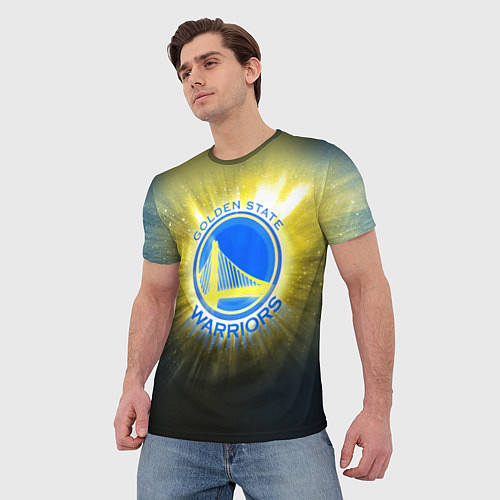 Мужская футболка Golden State Warriors 4 / 3D-принт – фото 3