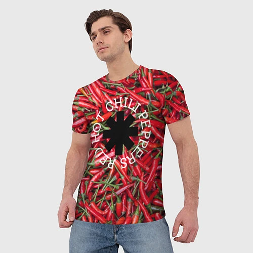 Мужская футболка Red Hot Chili Peppers / 3D-принт – фото 3