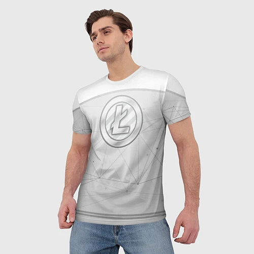 Мужская футболка Litecoin LTC / 3D-принт – фото 3