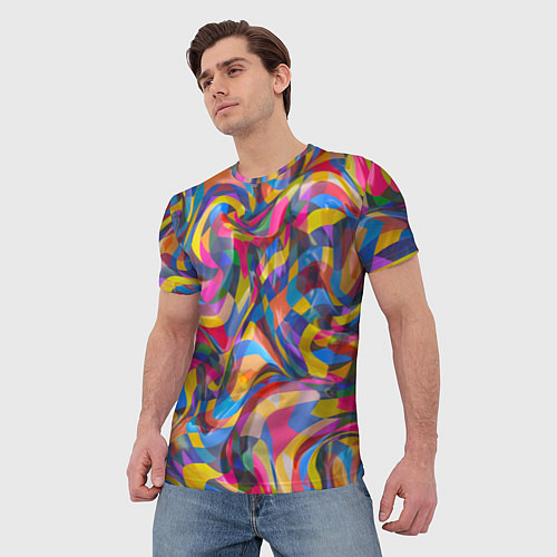 Мужская футболка Абстракционизм / 3D-принт – фото 3