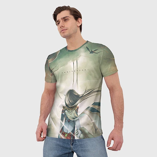Мужская футболка LineAge II 3 / 3D-принт – фото 3