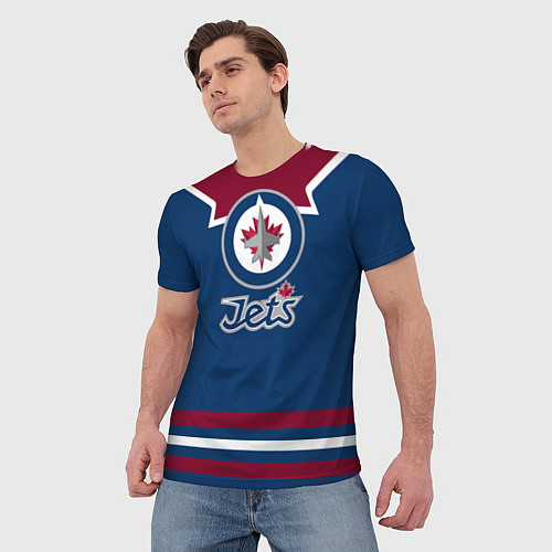 Мужская футболка Winnipeg Jets / 3D-принт – фото 3