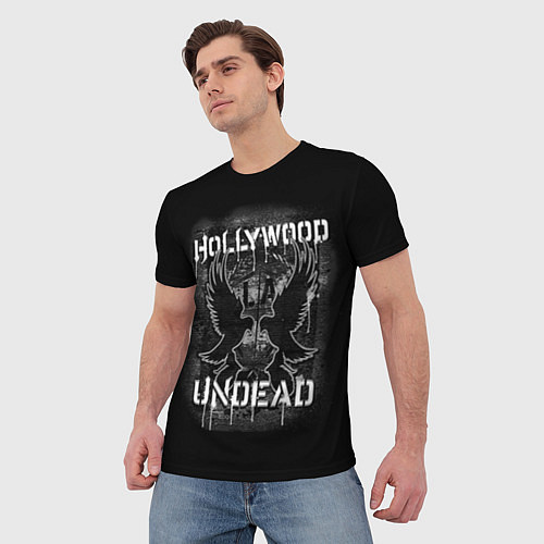 Мужская футболка Hollywood Undead: LA / 3D-принт – фото 3