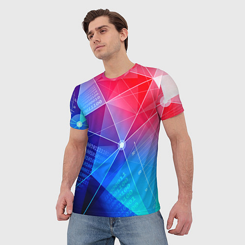 Мужская футболка Коды / 3D-принт – фото 3