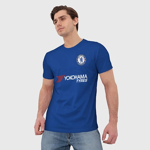 Мужская футболка Chelsea FC: Form 2018 / 3D-принт – фото 3