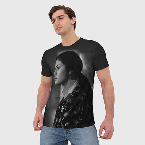 Мужская футболка Selena Gomez: Mono / 3D-принт – фото 3