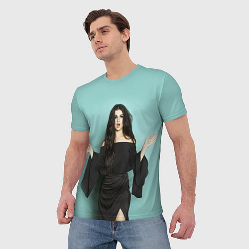 Мужская футболка Selena Gomez / 3D-принт – фото 3