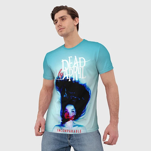 Мужская футболка Dead by April: Incomparable / 3D-принт – фото 3