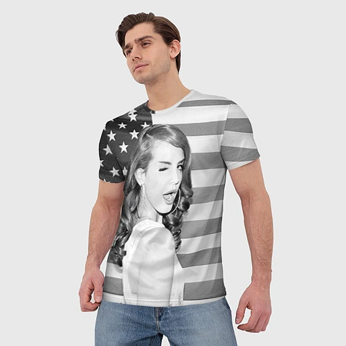 Мужская футболка American Lana / 3D-принт – фото 3