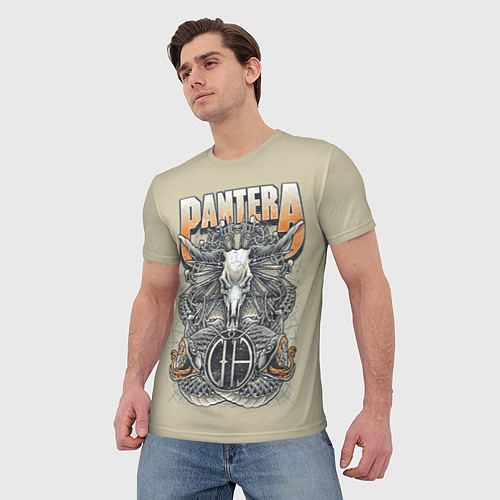 Мужская футболка Pantera: Wild Goat / 3D-принт – фото 3