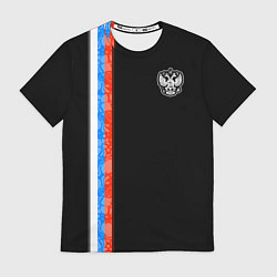 Футболка мужская Russia - Black collection 2023, цвет: 3D-принт