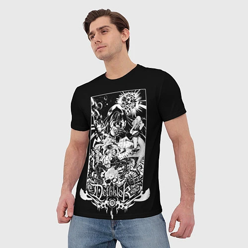 Мужская футболка Dethklok: Metalocalypse / 3D-принт – фото 3