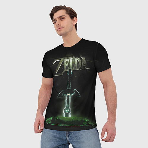 Мужская футболка The Legend of Zelda / 3D-принт – фото 3