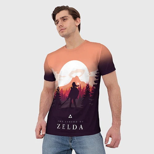 Мужская футболка The Legend of Zelda / 3D-принт – фото 3