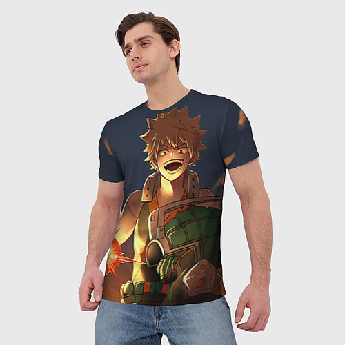 Мужская футболка Моя геройская академия / 3D-принт – фото 3