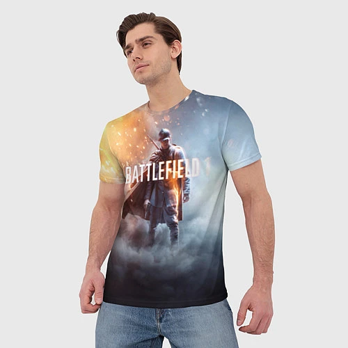 Мужская футболка Battlefield One / 3D-принт – фото 3