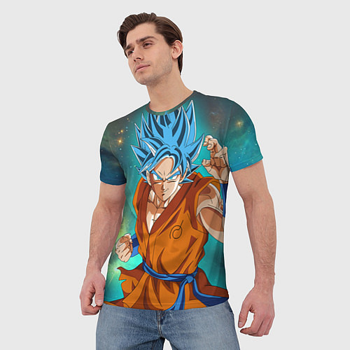 Мужская футболка Space Goku / 3D-принт – фото 3