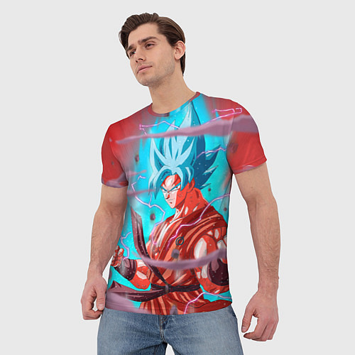 Мужская футболка Goku Strength / 3D-принт – фото 3