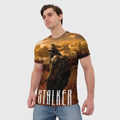 Мужская футболка STALKER: Radiation / 3D-принт – фото 3