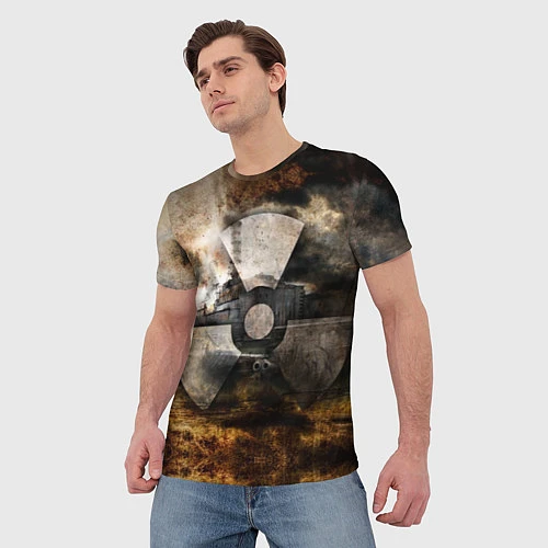 Мужская футболка STALKER: Nuclear / 3D-принт – фото 3