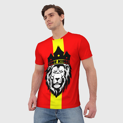 Мужская футболка One Lion King / 3D-принт – фото 3