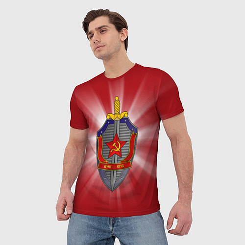 Мужская футболка КГБ / 3D-принт – фото 3