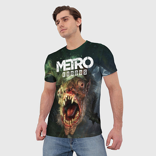 Мужская футболка Metro Exodus / 3D-принт – фото 3