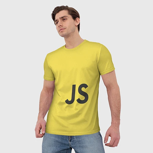 Мужская футболка JavaScript / 3D-принт – фото 3