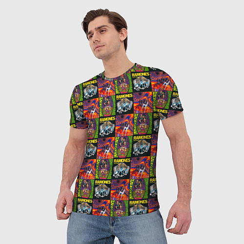 Мужская футболка Ramones / 3D-принт – фото 3