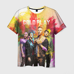 Футболка мужская Coldplay, цвет: 3D-принт