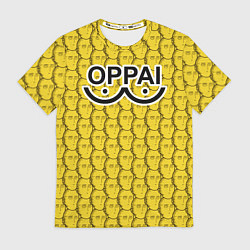 Футболка мужская OPPAI, цвет: 3D-принт