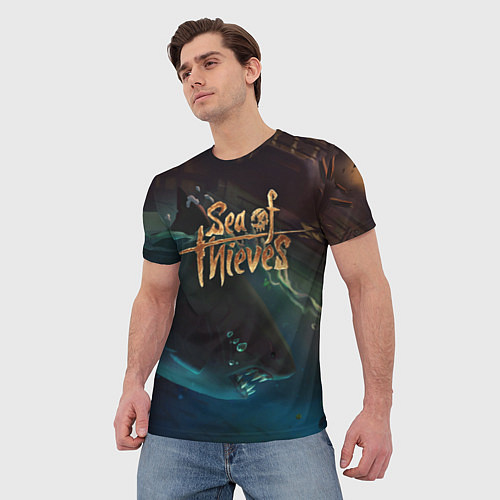 Мужская футболка Sea of thieves / 3D-принт – фото 3