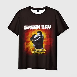 Футболка мужская Поцелуй Green Day, цвет: 3D-принт