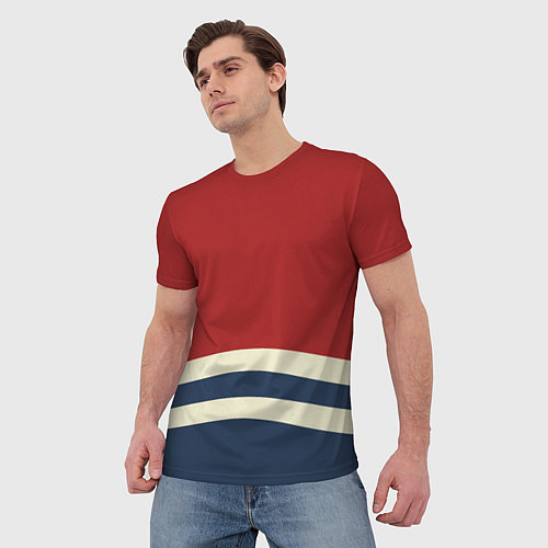 Мужская футболка Волны в море / 3D-принт – фото 3