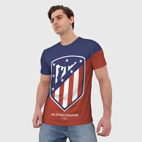 Мужская футболка Atletico Madrid FC 1903 / 3D-принт – фото 3