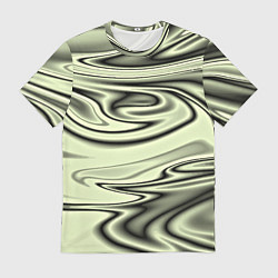 Футболка мужская Серый узор, цвет: 3D-принт