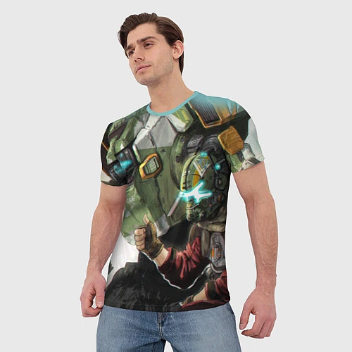 Мужская футболка Titanfall / 3D-принт – фото 3