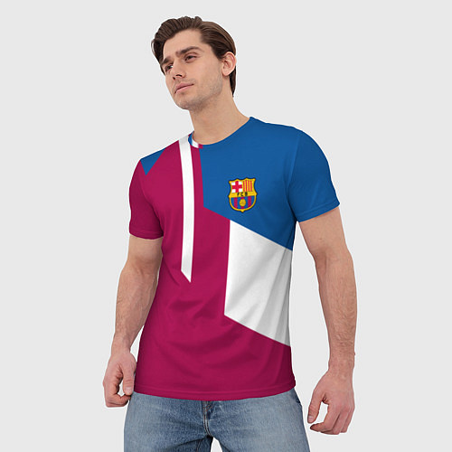 Мужская футболка FC Barcelona 2018 / 3D-принт – фото 3
